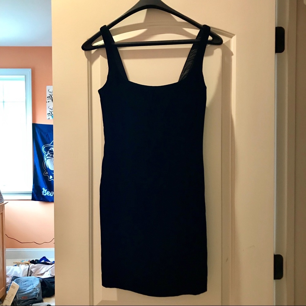 Black velvet Ann Taylor dress